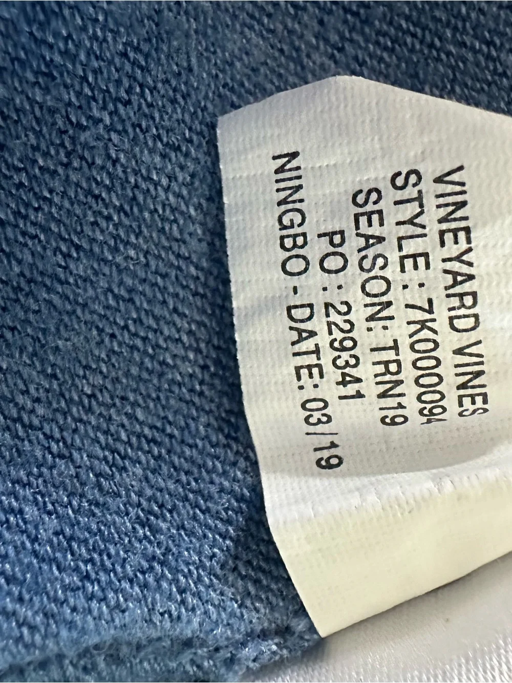 ✨ Vineyard Vines Youth Girls Heather Blue Raglan Tee ✨ XL